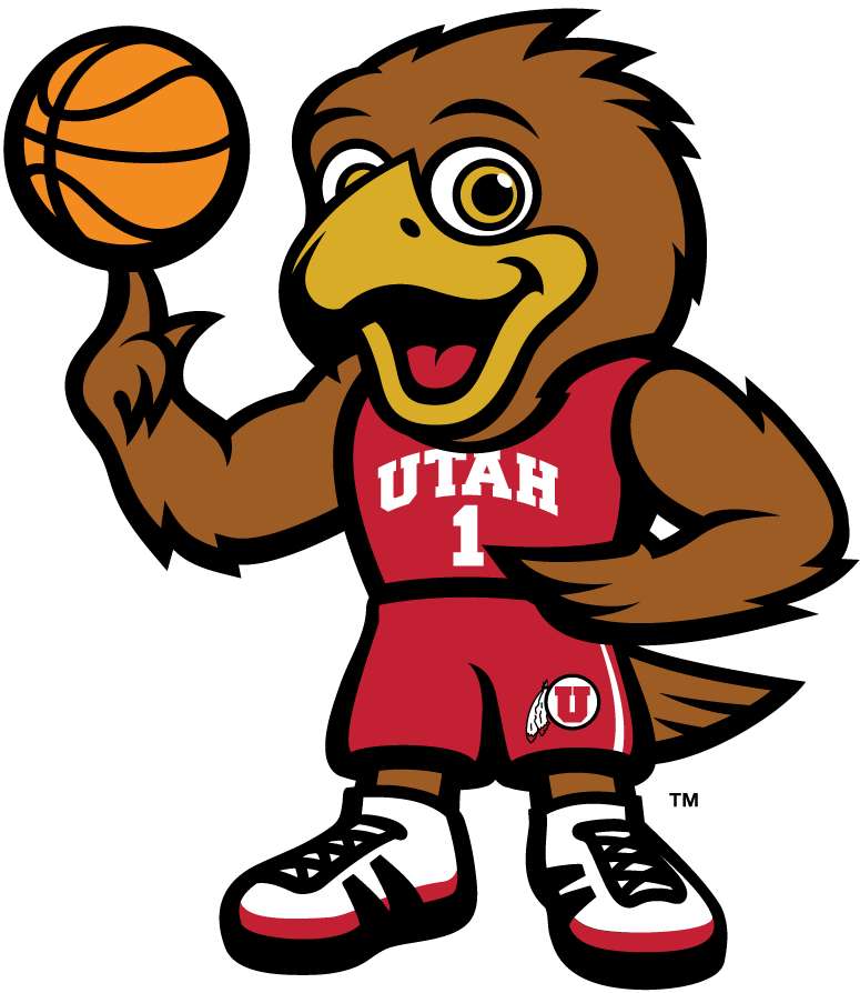 Utah Utes 2015-Pres Mascot Logo 04 vinyl decal